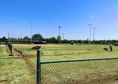 Chelsea Public Schools Softball Field Sprinkler System Install 2022