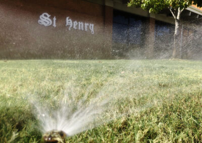 St. Henry Catholic Church Owasso, OK 2017 Sprinkler System Install