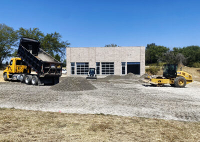 The Shops Commercial Development in Owasso, OK 2023 Parking Lot Pad & Excavation