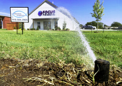 Focus Financial Owasso, OK 2023 Sprinkler System Install